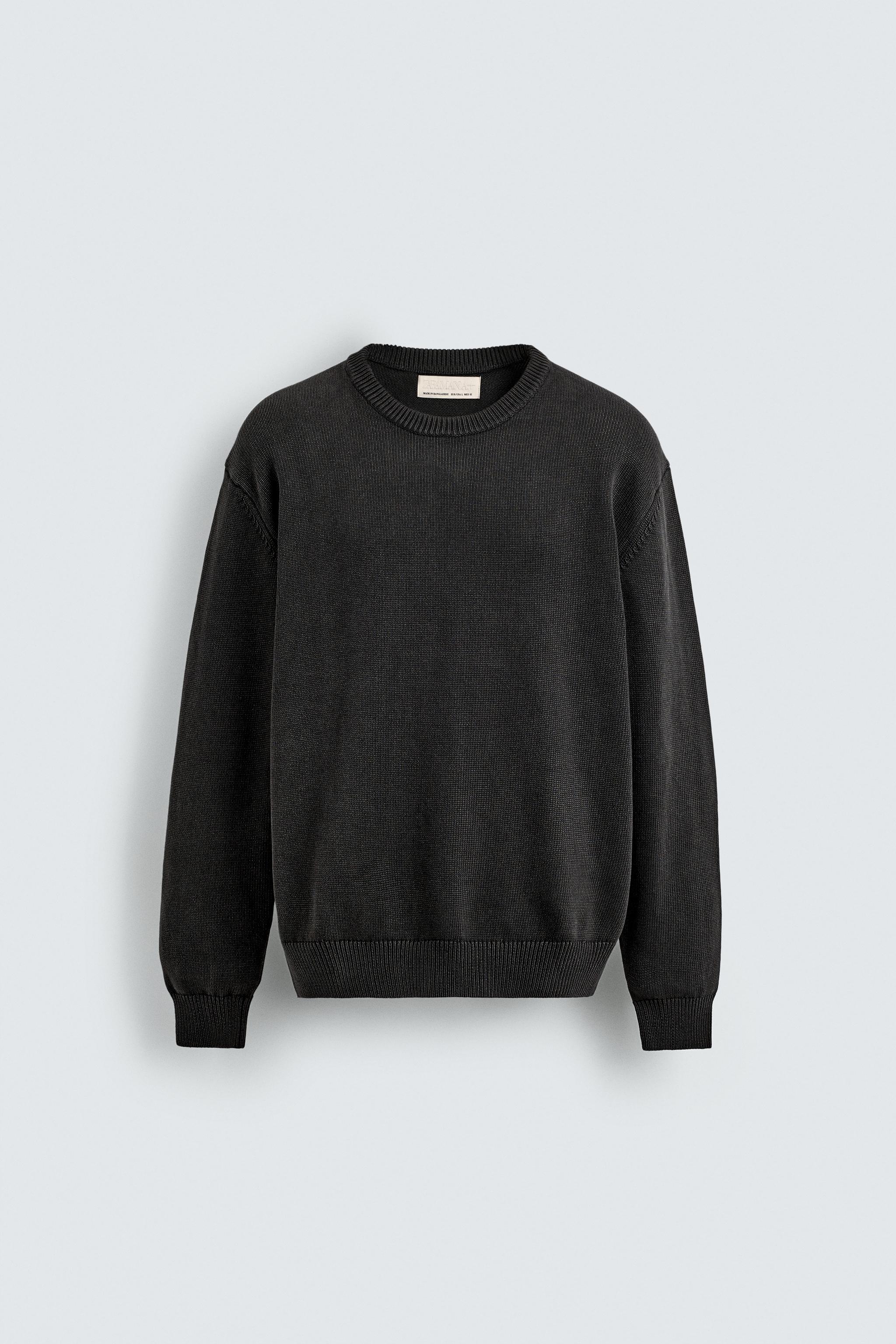 WASHED COTTON TEXTURED JUMPER